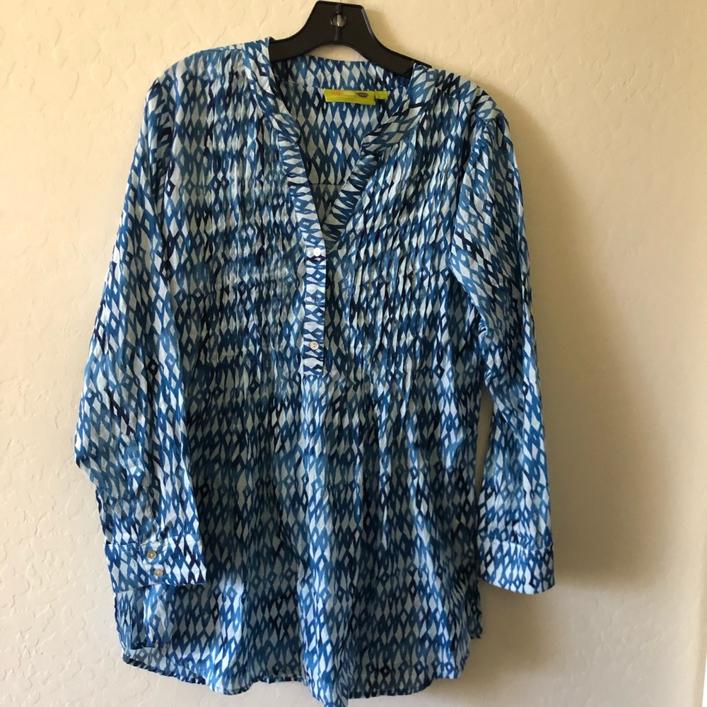 Rock Flower Paper tunic